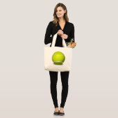 Tennisbal Grote Tote Bag (Voorkant (model))