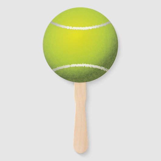 Tennisbal. Handwaaier (Achterkant)