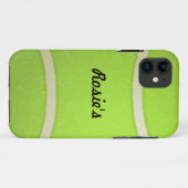 Tennisbal iPhone Case (Achterkant (horizontaal))