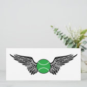 tennisbal kaart (Staand voorkant)