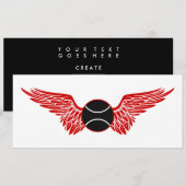 tennisbal kaart (Voorkant / Achterkant)