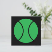 tennisbal kaart (Staand voorkant)