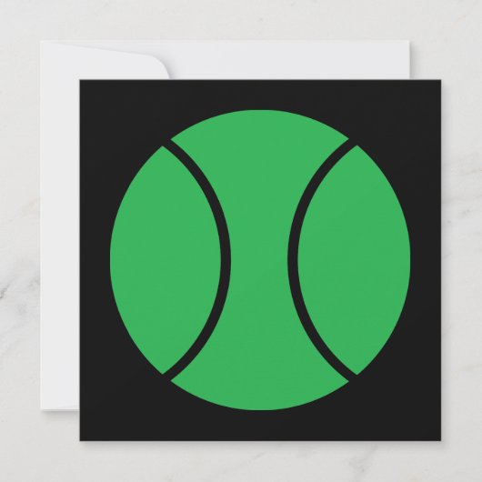 tennisbal kaart (Voorkant)