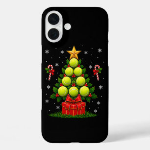 Tennisbal Kerstboom Festieve Kerstmis iPhone 16 Plus Hoesje