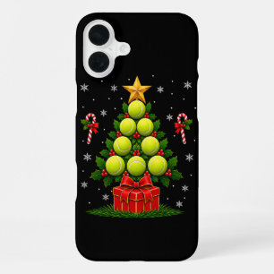 Tennisbal Kerstboom Festieve Kerstmis iPhone 16 Plus Hoesje