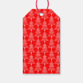 Tennisbal Kerstmis Cadeaulabel (Achterkant)