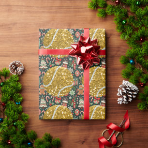 Tennisbal Kerstmis Thema Cadeaus voor Golfer Cadeaupapier