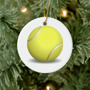 Tennisbal Kerstversiering Keramisch Ornament