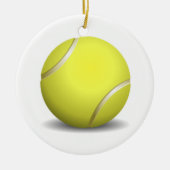 Tennisbal Kerstversiering Keramisch Ornament (Voorkant)