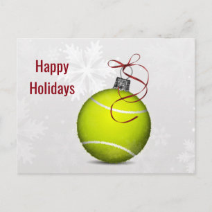 tennisbal kerstversiering Kerstkaarten Feestdagenkaart
