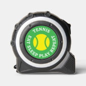 Tennisbal lintmeter met aangepaste tekst rolmaat (Voorkant)