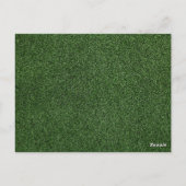 Tennisbal met bedanktekst briefkaart (Achterkant)