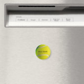 Tennisbal met jouw naam magneet (Insitu (Vaatwasser))