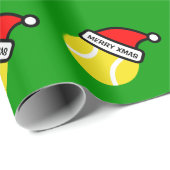 Tennisbal met kerstcadeaus voor kerstpapier cadeaupapier (Rol Hoek)