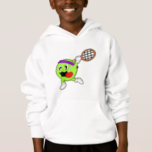 Tennisbal met Tennis racket