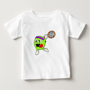 Tennisbal met Tennis racket