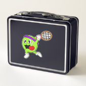 Tennisbal met Tennis racket (Achterkant)