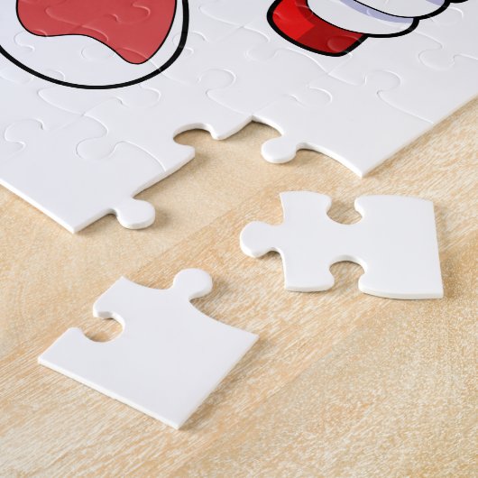 Tennisbal met Tennis racket Legpuzzel (Zijkant)