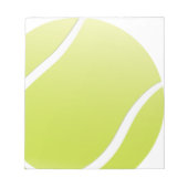 tennisbal notitieblok (Voorkant)