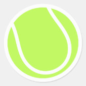 Tennisbal ontwerp Sticker (Voorkant)
