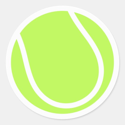 Tennisbal ontwerp Sticker (Voorkant)