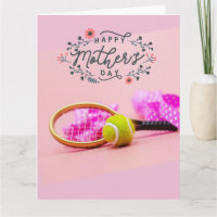 Tennisbal op roze voor Tennis Moeder Moederdag