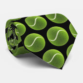 Tennisbal patroon Stropdas (Opgerold)