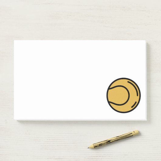 tennisbal post-it® notes (Op bureau)
