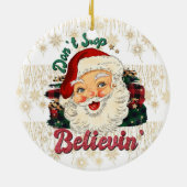 Tennisbal Prettig Kerstfeest Keramisch Ornament (Achterkant)