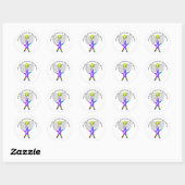 Tennisbal, Rackets Ronde Sticker (Vel)