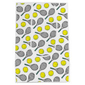 Tennisbal Racquet Sportschool INITIALEN Team Medium Cadeauzakje (Achterkant)