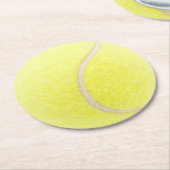 Tennisbal Ronde Kartonnen Onderzetter (Gebogen)