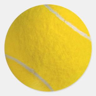 TENNISBAL RONDE STICKER