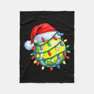 Tennisbal Santa Hat Mannen Vrouwen Kerst Tennis X Fleece Deken
