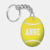 Tennisbal Sleutelhanger (Voorkant Links)