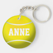 Tennisbal Sleutelhanger (Achterkant)