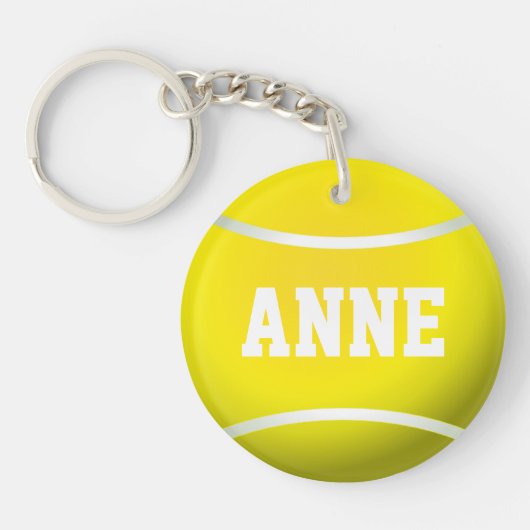 Tennisbal Sleutelhanger (Voorkant)