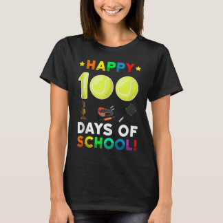 Tennisbal Sport Ik Gaf 100 Dagen School Docent T-S T-shirt