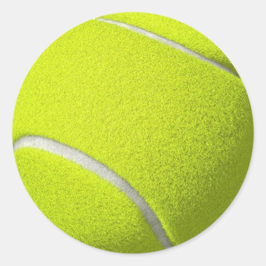 Tennisbal Stickers (voeg tekst toe als je wilt) (Voorkant)