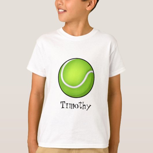 Tennisbal T-shirt (Voorkant)