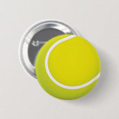 Tennisbal. Tennis is een balsport via een racket. Ronde Button 5,7 Cm (Voorkant /achterkant)