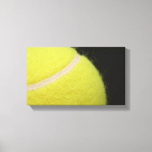 Tennisbal Verpakt Canvas Afdruk (Voorkant)