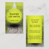 Tennisbal Visitekaartje (Voorkant / Achterkant)