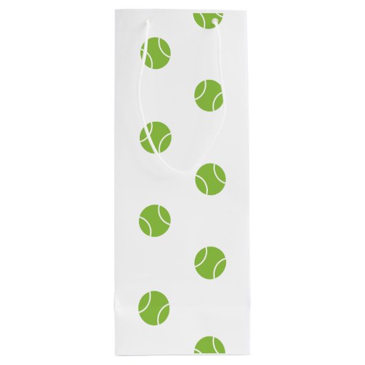 Tennisbal voor wijnliefhebbers met voeding wijn cadeautas (Achterkant)