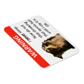 Tennisbal Waarschuwing (Border Collie) Magneet (Rechterzijde)