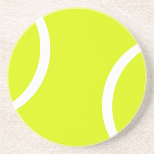 Tennisbal Zandsteen Onderzetter (Voorkant)