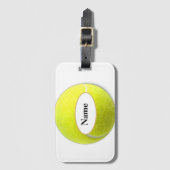 tennisball met jouw naam erop bagagelabel (Voorkant (verticaal))