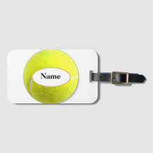 tennisball met jouw naam erop