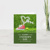 Tennisballen en racket Happy Vaderdag Feestdagen Kaart (Voorkant)