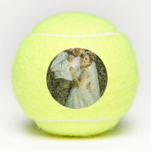 Tennisballen met aangepaste foto en dubbelzijdig p